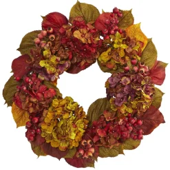 24” Fall Hydrangea Wreath - Sweet Water Decor