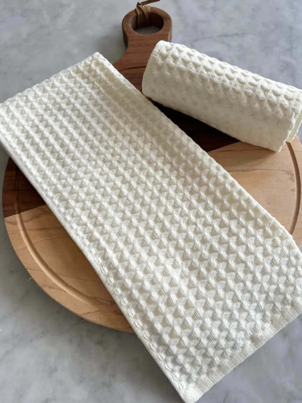 2 Piece Kitchen Waffle Towel Set