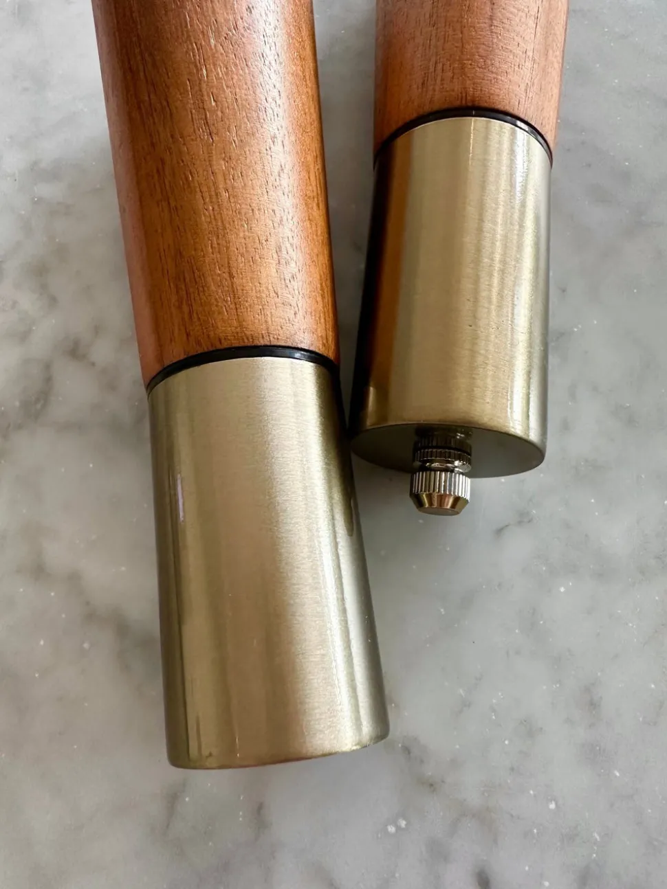 Acacia Wood Salt and Pepper Grinders