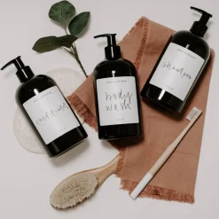 Amber Plastic Shampoo - 16 oz