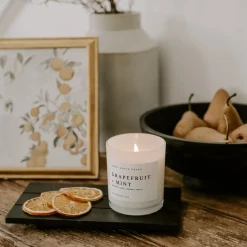 Black Rectangular Wood Tray