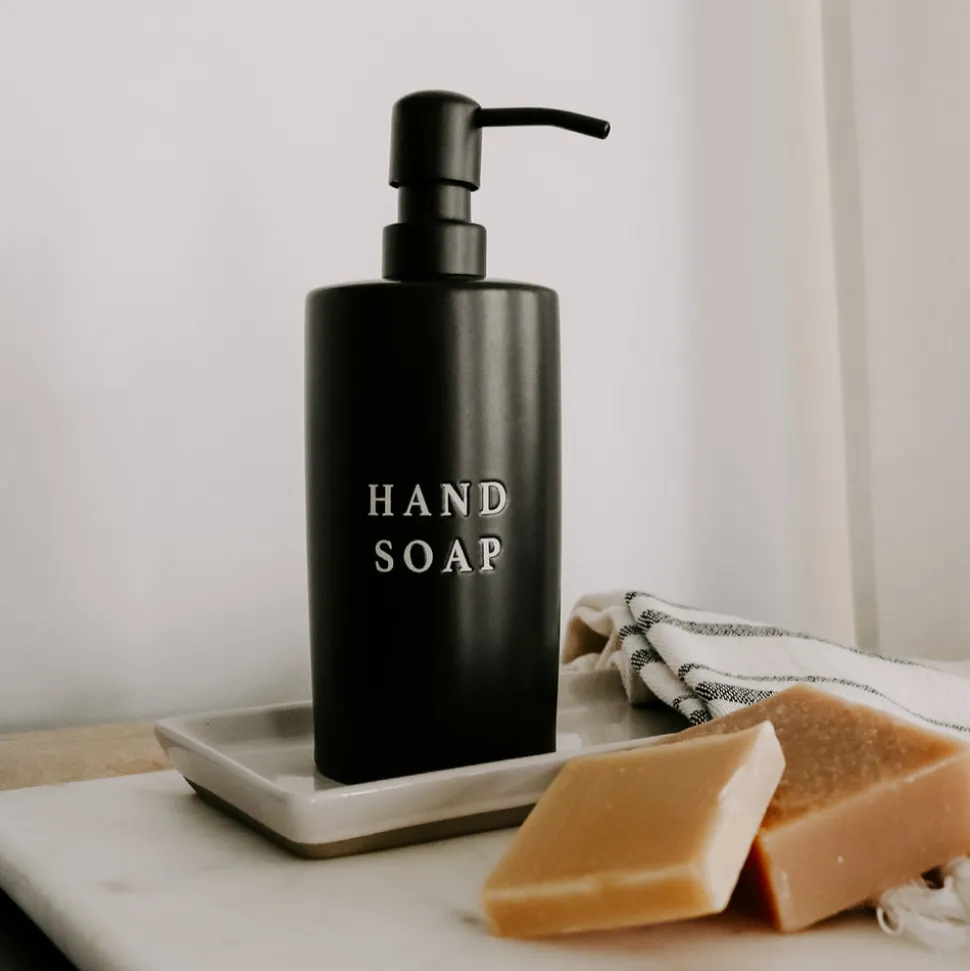 Black Stoneware Hand Soap - 15 oz