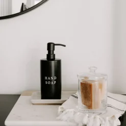 Black Stoneware Hand Soap - 15 oz