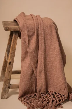 BLUSH THROW BLANKET