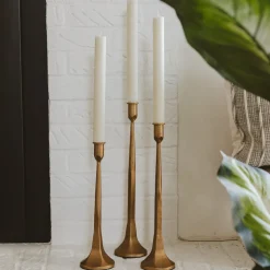 Cast Iron Taper Candle Holders