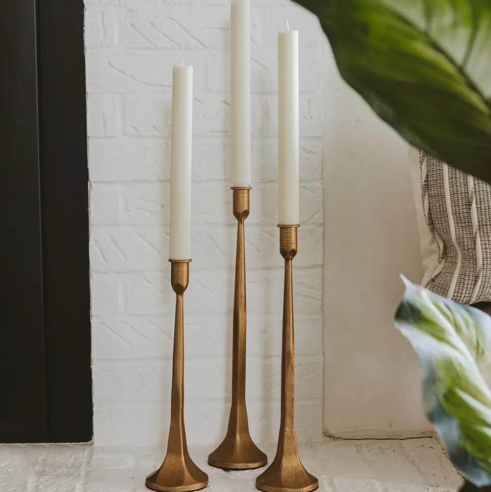 Cast Iron Taper Candle Holders