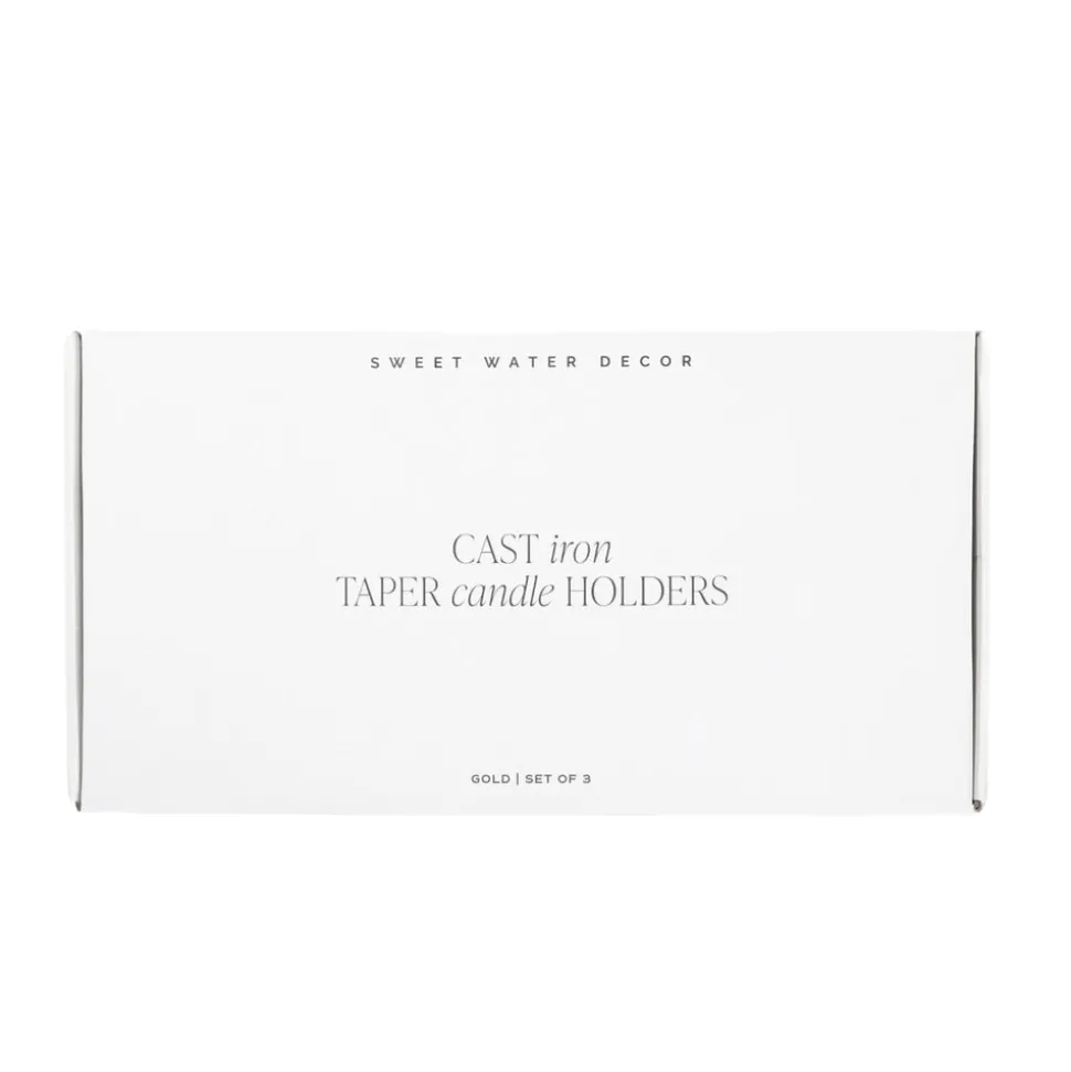 Cast Iron Taper Candle Holders