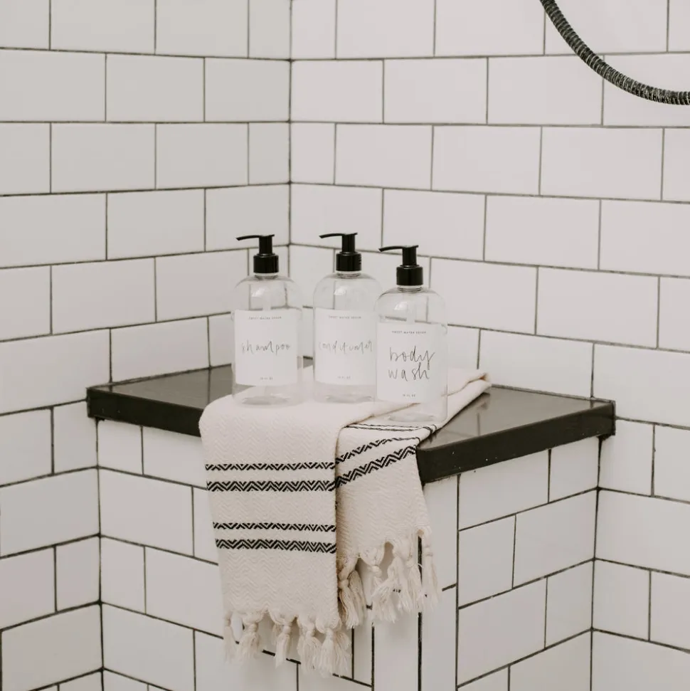 Clear Plastic Body Wash - 16 oz