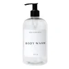 Clear Plastic Body Wash - 16 oz