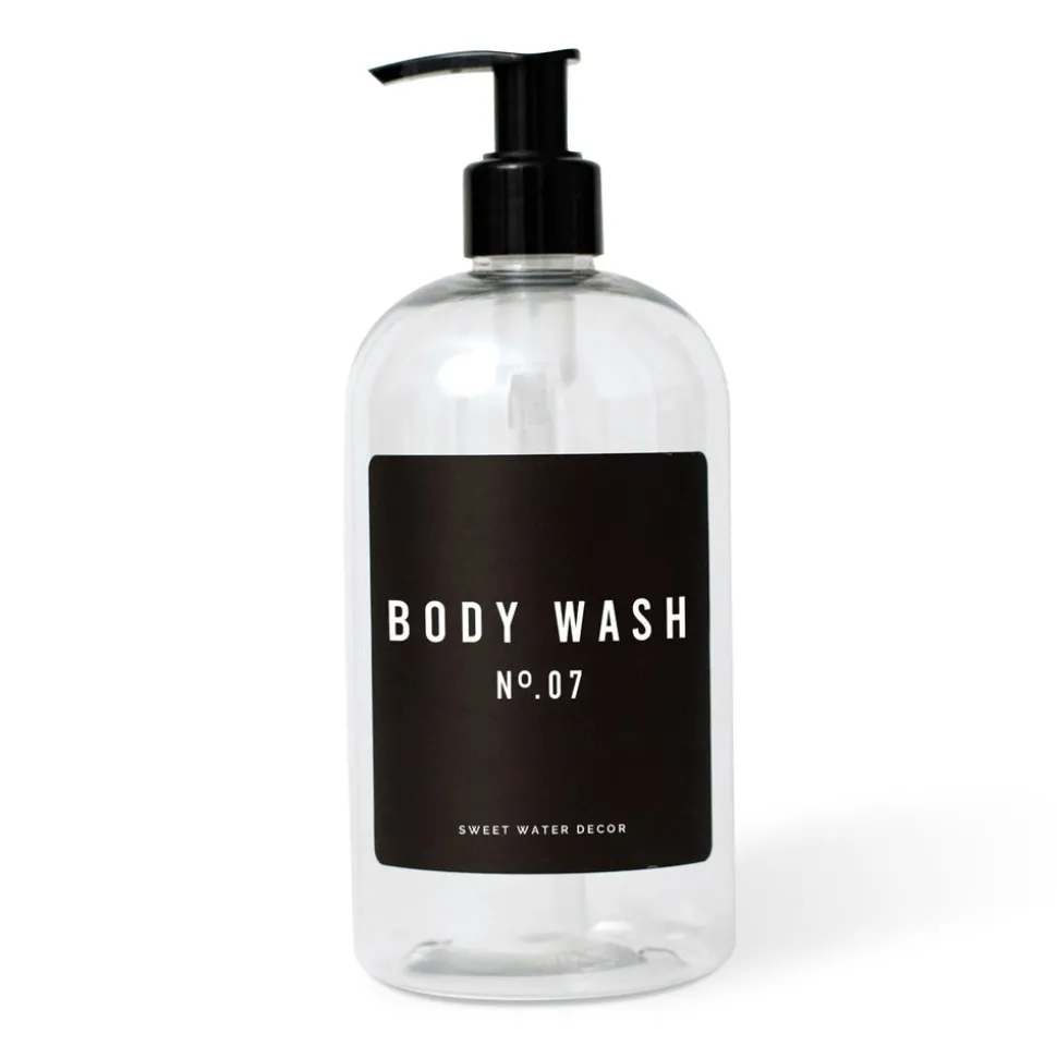 Clear Plastic Body Wash - 16 oz