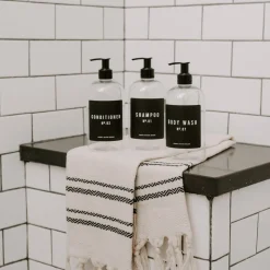 Clear Plastic Body Wash - 16 oz