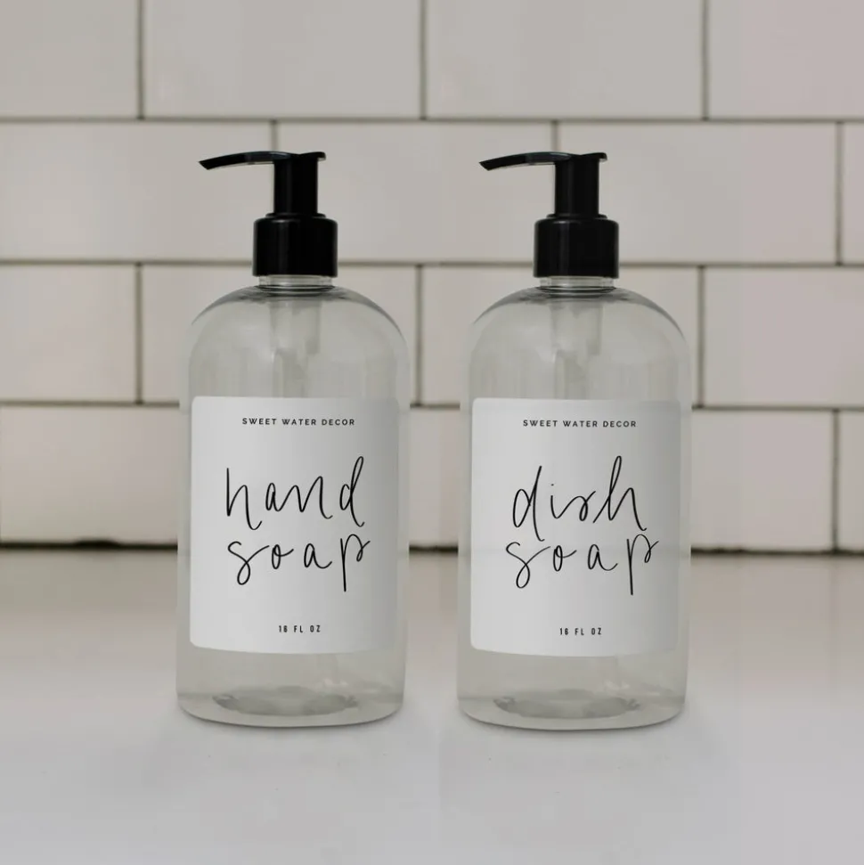 Clear Plastic Countertop Set of 2 - 16 oz