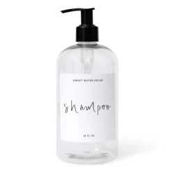 Clear Plastic Shampoo - 16 oz