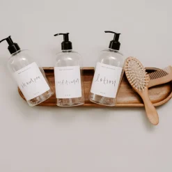 Clear Plastic Shampoo - 16 oz