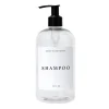 Clear Plastic Shampoo - 16 oz