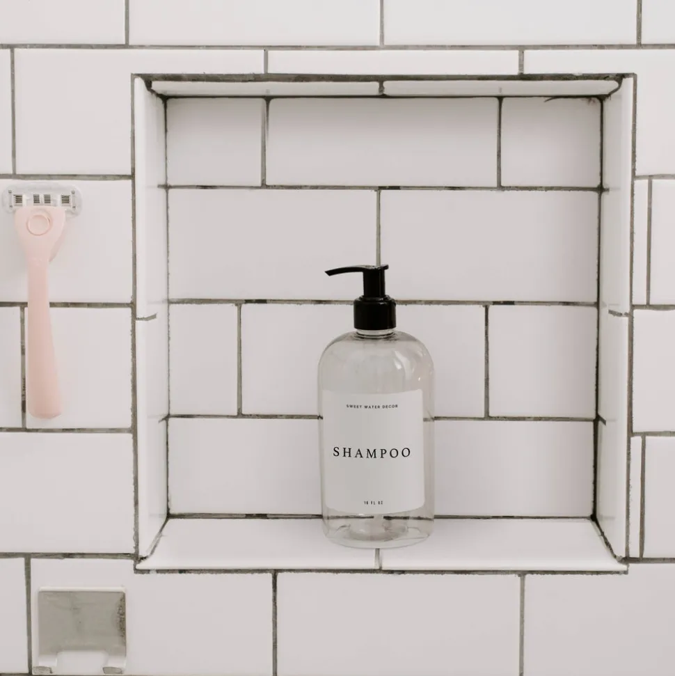 Clear Plastic Shampoo - 16 oz