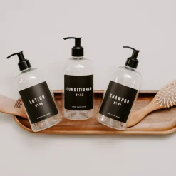 Clear Plastic Shampoo - 16 oz