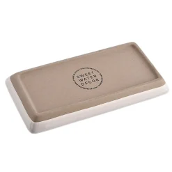 CREAM STONEWARE TRAY