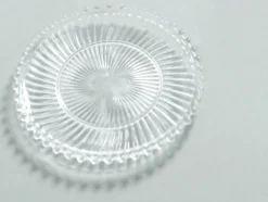 Danielle Ribbed Glass Plate - Sweet Water Decor