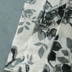 Eggplant and Grey Roses Napkins - Sweet Water Decor