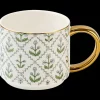 Floral Quilt 14 oz Mug
