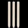 Fluted Taper Candles - Set of 3