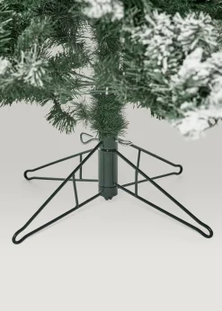 Frosted Pine Christmas Tree with Pre-Lit LED White Lights