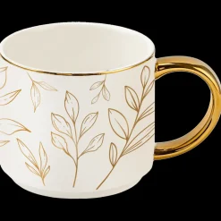 Gold Leaves 14 oz Mug
