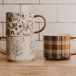 Gold Leaves 14 oz Mug