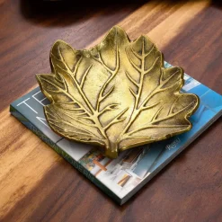 Gold Tree of Life Leaf Decorative Accent