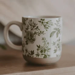 Green Delft 14 oz Mug