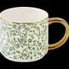 Green Ditzy Floral 14 oz Mug