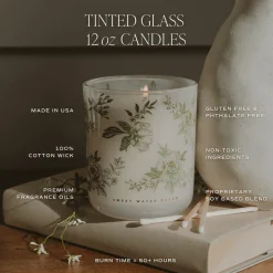 Green Floral - 12 oz