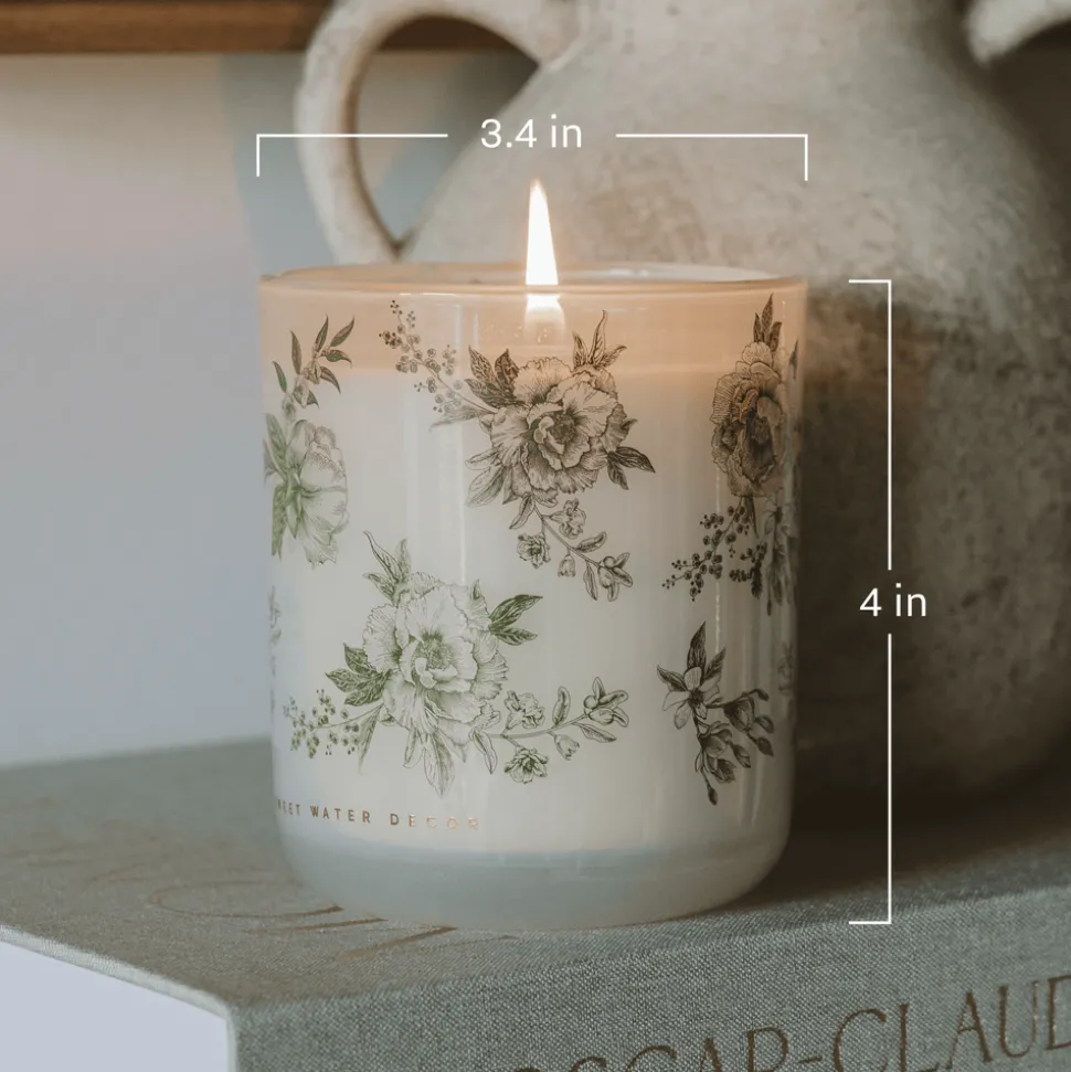 Green Floral - 12 oz