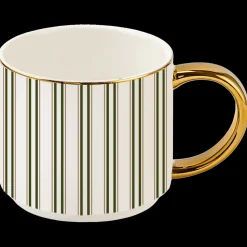 Green Stripe 14 oz Mug