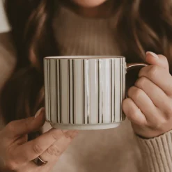 Green Stripe 14 oz Mug