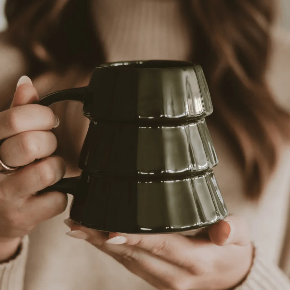 Green Tree 17 oz Mug