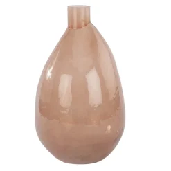 Hammered Glass Vase in Peach - Sweet Water Decor