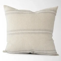 Harlow Striped Textured Pillow Cover