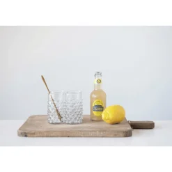 Hobnail Clear 12oz Drinking Glass - Sweet Water Decor