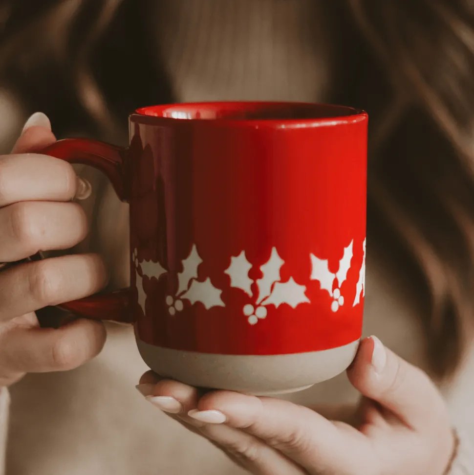 Holly 14 oz Mug