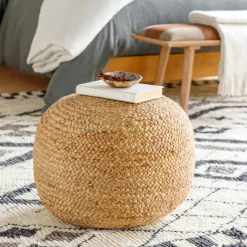Kaumakani Jute Pouf - Sweet Water Decor
