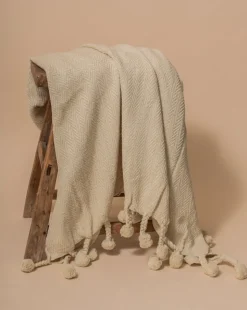 Leslie Throw Blanket - Cream