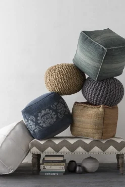 Merrittstown Pouf - Sweet Water Decor