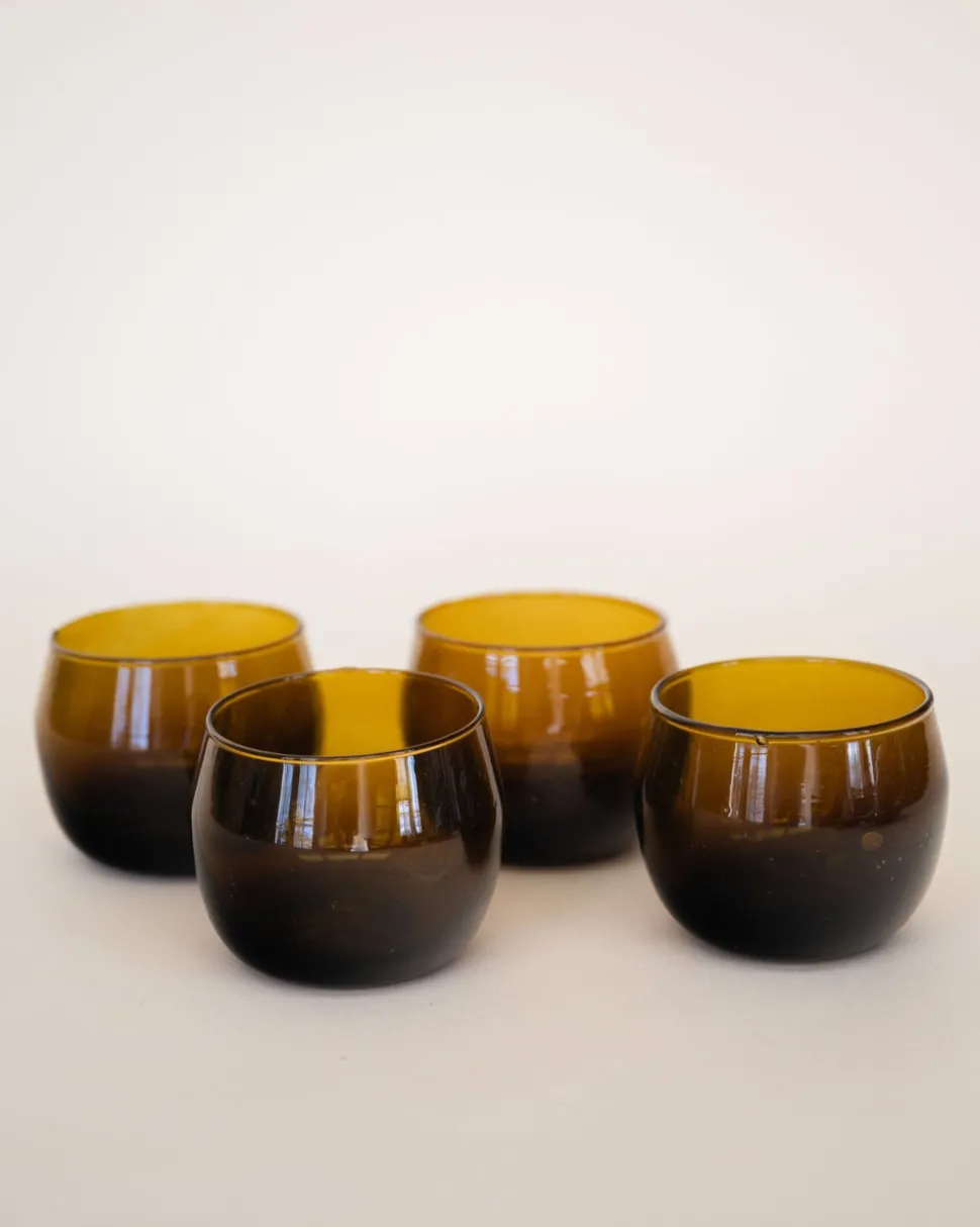 Moroccan Stemless Goblet - set - Sweet Water Decor