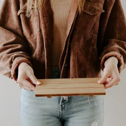 Natural Wood Rectangular Tray | Sweet Water Decor