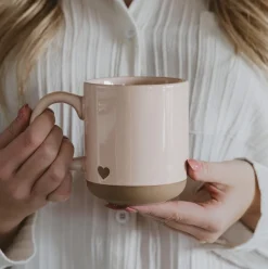 Pink Heart 14 oz Mug