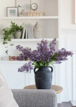 Purple Lilac Flower Stem