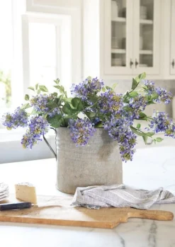 Purple Lilac Flower Stem