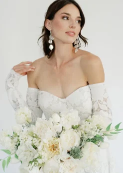 Real Touch English Rose with Bud